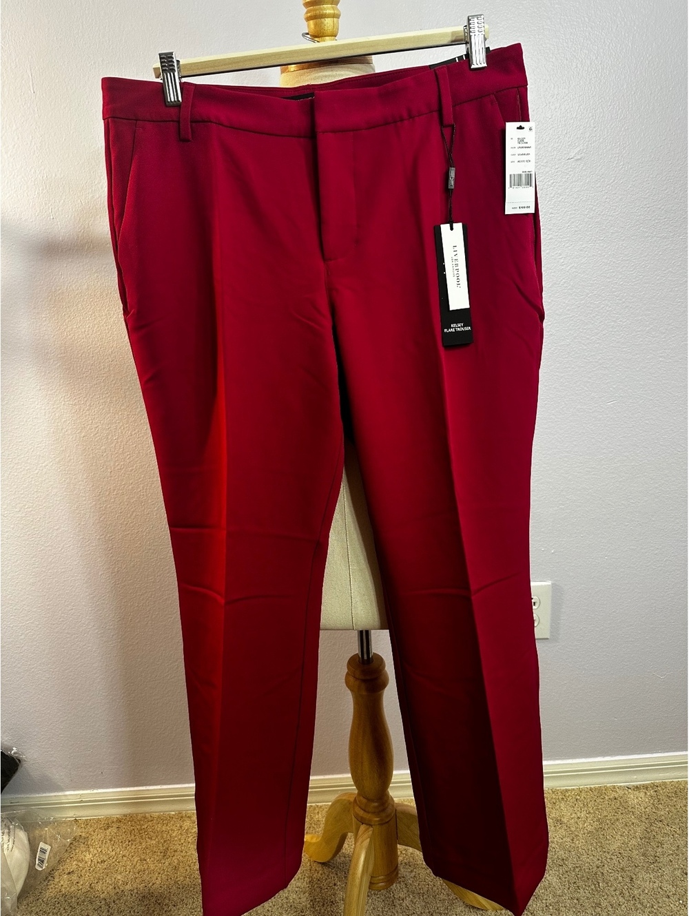 Liverpool Kelsey Flare Trouser in Star Ruby Petite 12/31